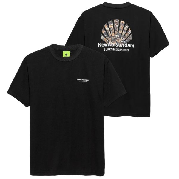 New Amsterdam Surf Association Seal Logo T-shirt Zwart