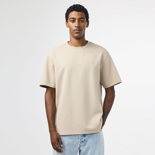 NN.07 Nat Logo T-shirt Beige