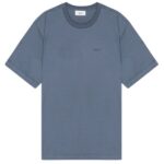 NN.07 Nat Logo T-shirt Blauw
