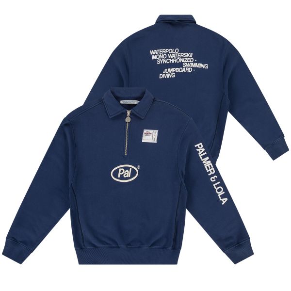 PAL Sporting Goods Collection Half Zip Sweater Navy