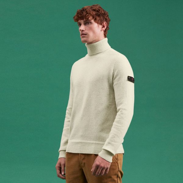 Peuterey Kowal Turtle Neck Sweater Off White