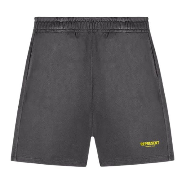 Represent Owners Club Korte Broek Grijs/Geel