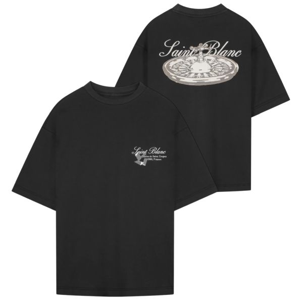 Saint Blanc Casino T-shirt Zwart