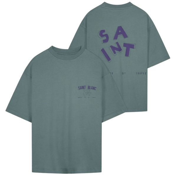 Saint Blanc Domaine T-shirt Blauw