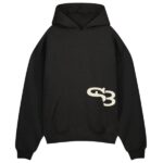 Saint Blanc Interlock Hoodie Zwart