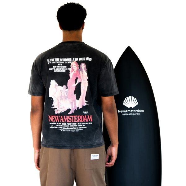 New Amsterdam Surf Association Rated T-shirt Zwart