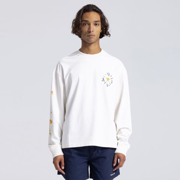Bram’s Fruit Clock Longsleeve T-shirt Wit
