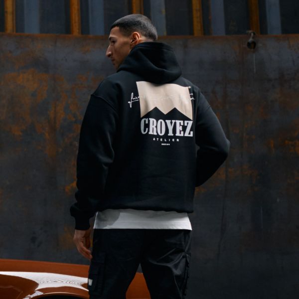 Croyez Fumes Hoodie Zwart