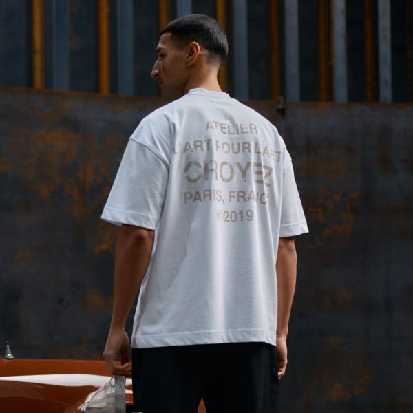Croyez Gallery Grunge T-shirt Wit