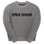 Daily Paper Logo Knit Sweater Grijs