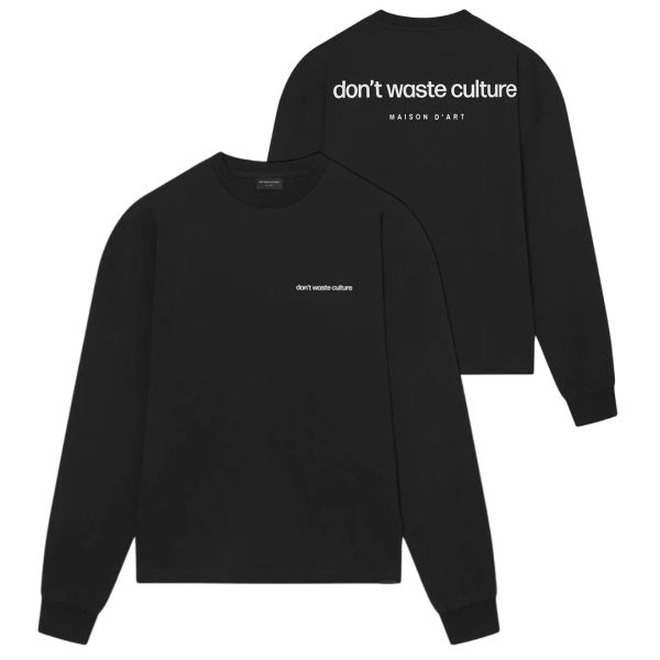 Don't Waste Culture Anderson Longsleeve T-shirt Zwart