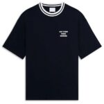 Drôle De Monsieur Slogan Sport T-shirt Zwart