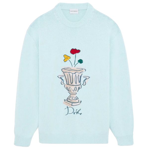 Drôle De Monsieur Vase Sweater Licht Blauw