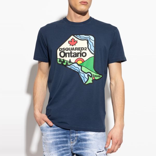 Dsquared2 Ontario T-shirt Navy