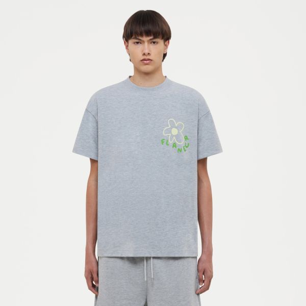 Flâneur Blossom T-shirt Grijs
