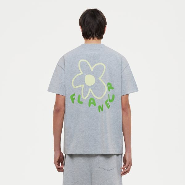 Flâneur Blossom T-shirt Grijs