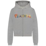 Flâneur Embroidered Markerstift Vest Grijs