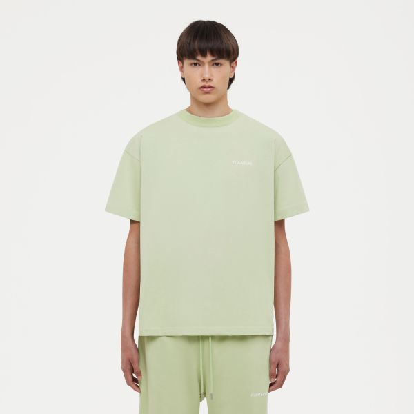 Flâneur Essential T-shirt Licht Groen
