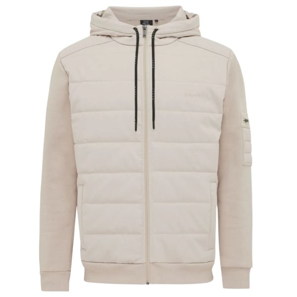 Genti Hooded Vest Beige