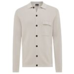 Genti Knitted Buttons Vest Beige