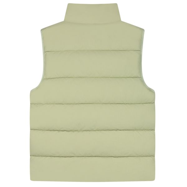 Malelions Matt Crinkle Padded Bodywarmer Licht Groen