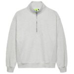 New Amsterdam Surf Association Logo Half Zip Sweater Grijs