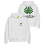 New Amsterdam Surf Association Logo Hoodie Wit