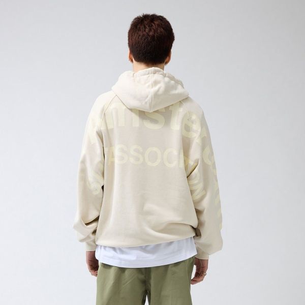 New Amsterdam Surf Association Logo Line Hoodie Beige