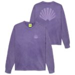 New Amsterdam Surf Association Logo Longsleeve Washed T-shirt Paars