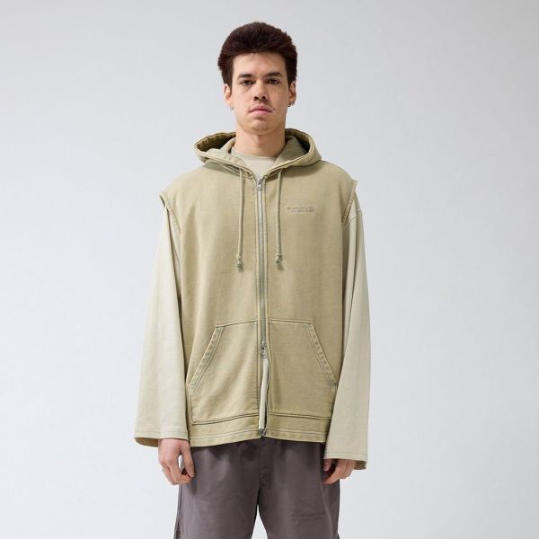 New Amsterdam Surf Association Sleeveless Hoodie Donker Groen