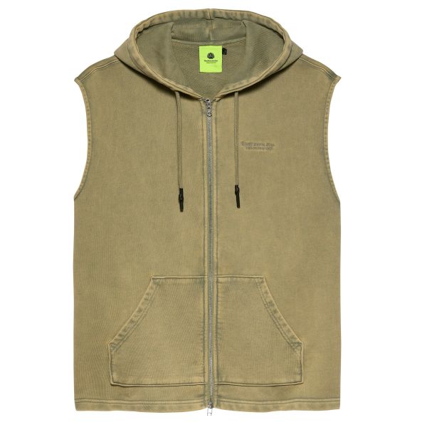 New Amsterdam Surf Association Sleeveless Hoodie Donker Groen