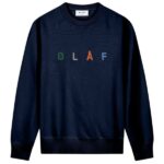 Olaf Sans Embro Sweater Navy