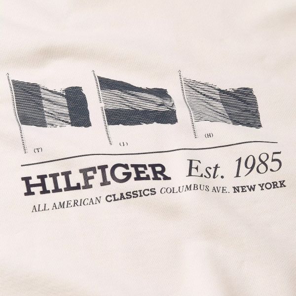 Tommy Hilfiger Flags Sweater Off White