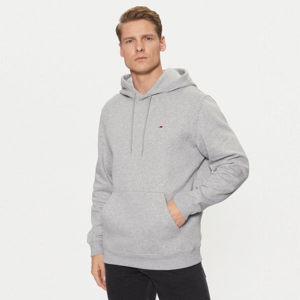 Tommy Jeans Flag Hoodie Grijs
