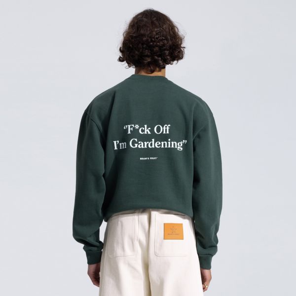 Bram’s Fruit Gardening Sweater Donker Groen