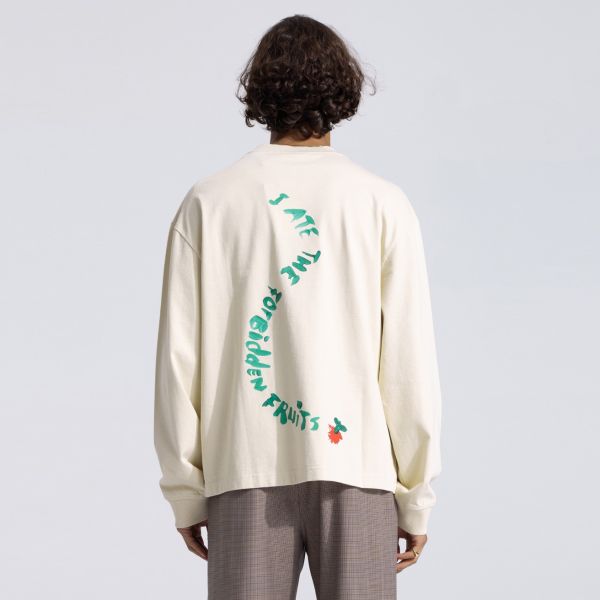 Bram’s Fruit Snake Longsleeve T-shirt Beige