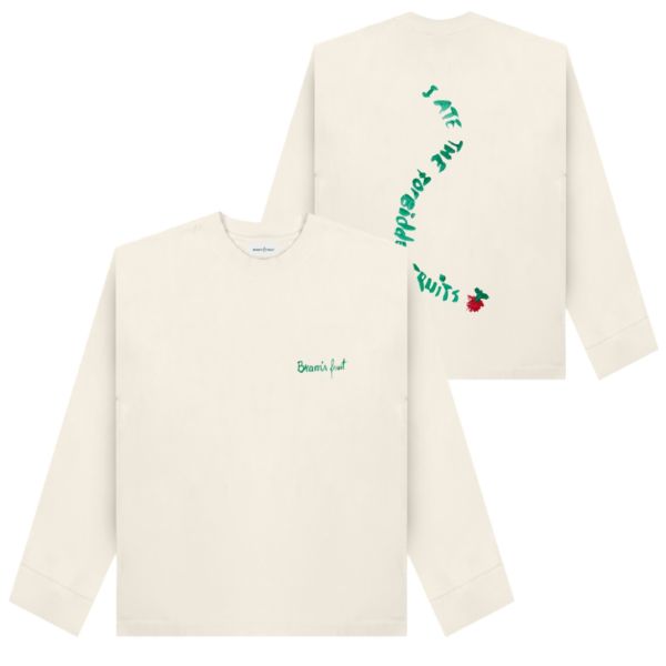 Bram’s Fruit Snake Longsleeve T-shirt Beige