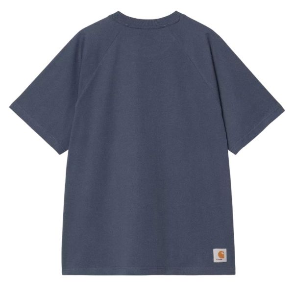 Carhartt WIP Logo T-shirt Blauw