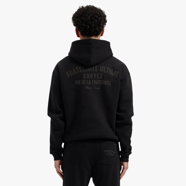 Croyez Fraternité Hoodie Zwart