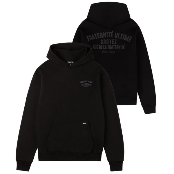 Croyez Fraternité Hoodie Zwart