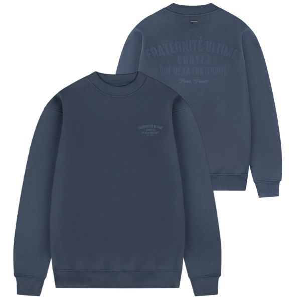 Croyez Fraternité Sweater Blauw