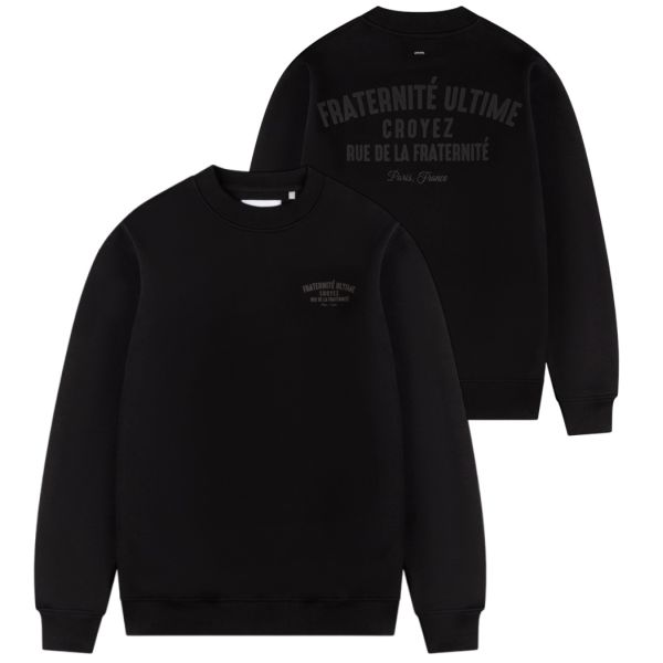 Croyez Fraternité Sweater Zwart