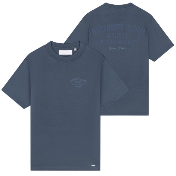 Croyez Fraternité T-shirt Blauw