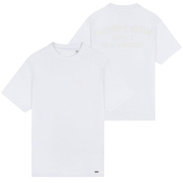 Croyez Fraternité T-shirt Wit
