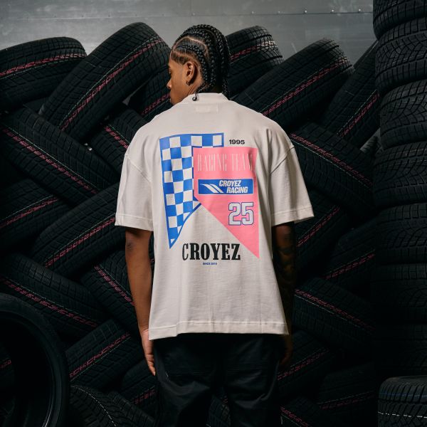 Croyez Fumes Flag T-shirt Off White