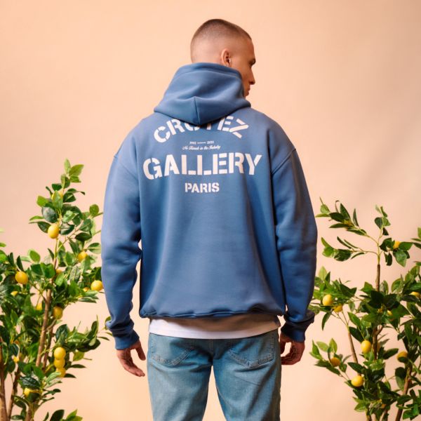 Croyez Gallery Hoodie Blauw
