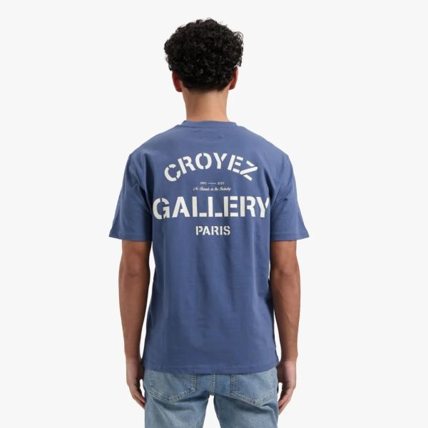 Croyez Gallery T-shirt Blauw