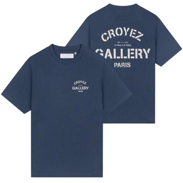 Croyez Gallery T-shirt Blauw