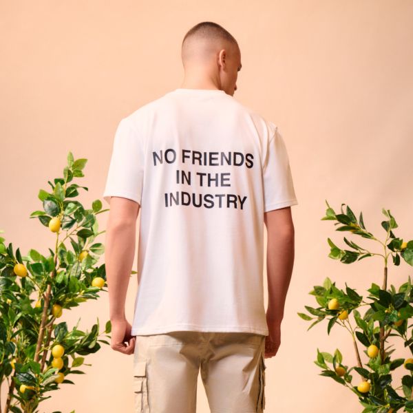 Croyez No Friends T-shirt Wit