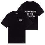 Croyez No Friends T-shirt Zwart
